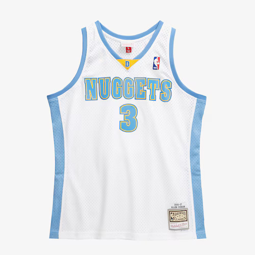 Denver nuggets mitchell ness - nuggets, &