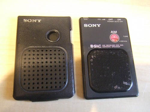 Rare vintage sony card radio - vintage,