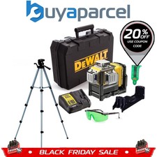 DeWalt DCE089D1G 3 Beam 3 Way Self Levelling Multi Line Laser Line Green +Tripod
