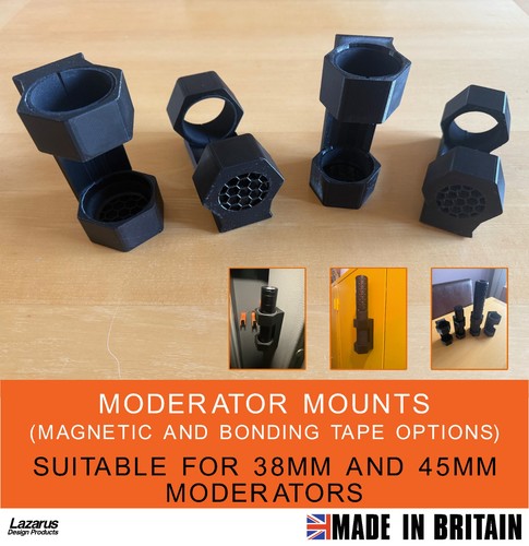 Rifle moderator holder - rifle,