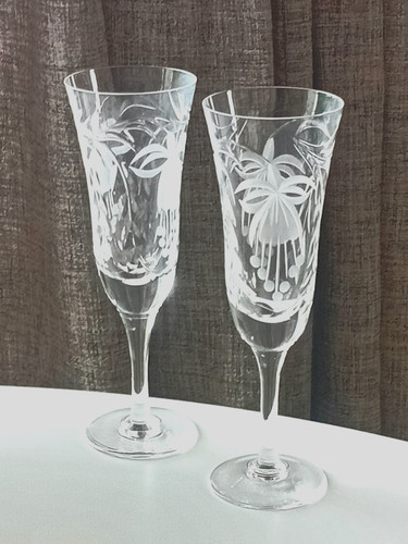 Pair royal brierley crystal - royal,