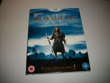 Braveheart Blu-ray 1995 William Wallace Scottish Movie Epic w/ Slipcover- SEALED