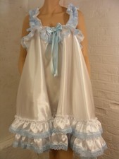 sissy ADULT baby dress satin
