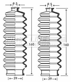 First line steering bellow - steering,