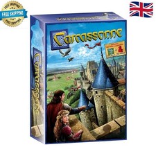 Carcassonne Board Game For Party & Gift | 2-5 Players UK Stock light grey