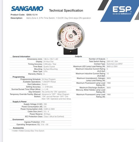 Sangamo q551 round - sangamo,