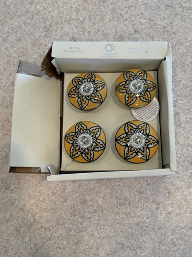 Hand painted drawer knobs - painted,