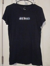 NWOT - JACK DANIEL'S Ladies Size XL Black Short Sleeve Top