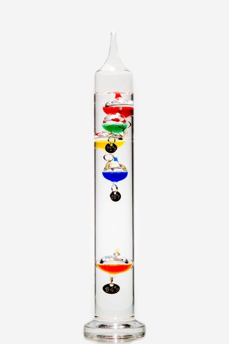 Tall galileo thermometer - 13",