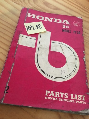 Honda pf50 parts - pf50, list