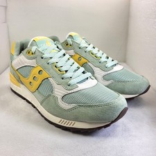 SAUCONY Shadow 5000 Womens Trainers Mint Green Yellow UK6 (X151)
