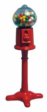 Dolls House Bubble Gum Ball Sweet Machine Floor Standing Shop Accessory 1:12