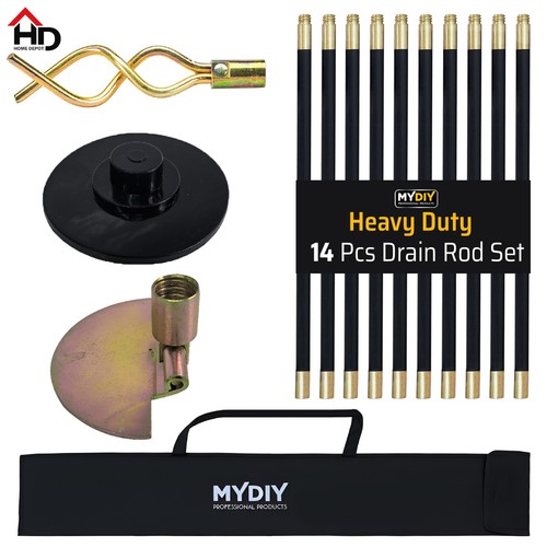 Drain rod set pcs - rod, cleaning