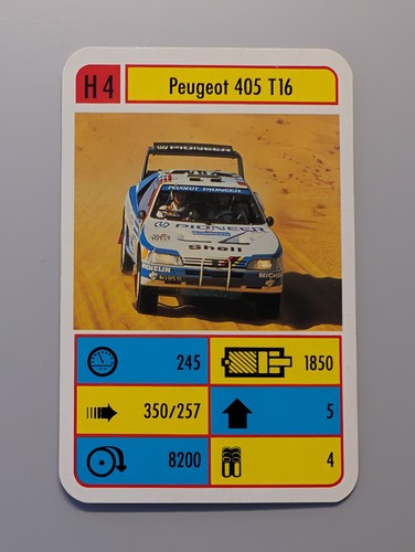 Peugeot 405 t16 single card - -,