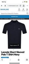Lacoste Men's Navy Polo Shirt
