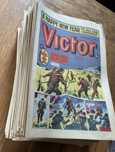 Victor comics vintage 1980s - victor,