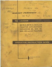 MASSEY FERGUSON 702 LOADER