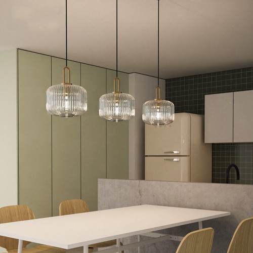 Nordic loft ceiling lamp - lamp, round