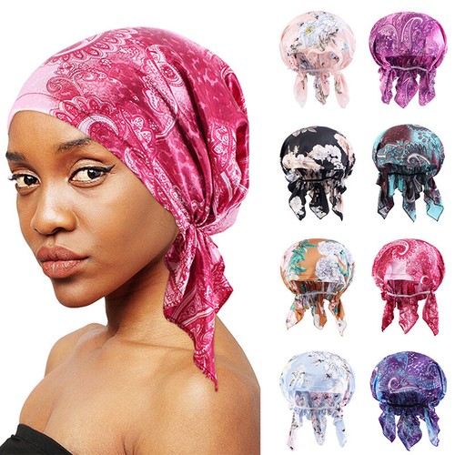 Ruffle beanie scarf - turban, hat