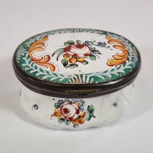 Antique 18thc bilston enamel - antique,