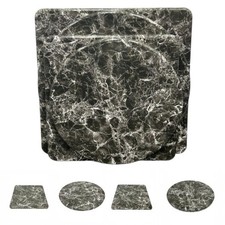 Grey Mable Table Tops, Marble Work Tops, Side Table Top, Marble Effect