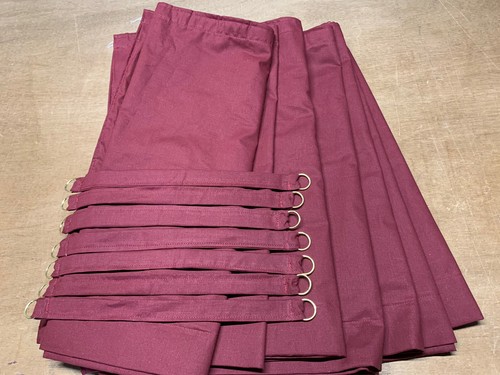 Camper van curtains - vw, wine