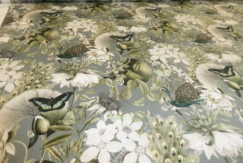 Floral printed velvet - floral,