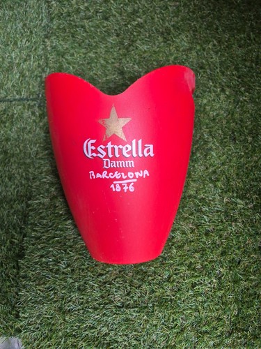 Red estrella damm beer ice - red,