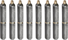 8 Pack 4-1/4" Weld On Bullet Hinges with Grease Zerk, Heavy Duty Lift Off Hinges