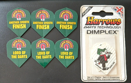 Vintage dart flights - dart, flights-