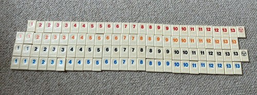 Rummikub number tiles original - number,