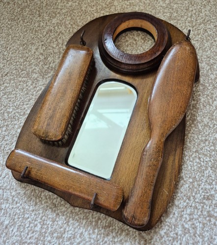Wooden barometer clock frame - wooden, barometer/clock