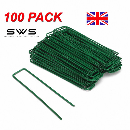 100 pins green artificial - 100, u