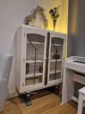 White Display Cabinet  With