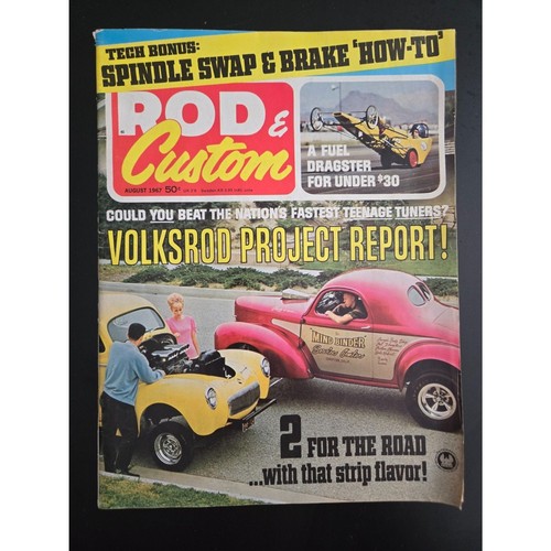 Rod custom august 1967 - rod,