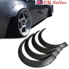 KYOSTAR 4Pcs Universal 80cm+60cm ABS Fender Flares School Wheel Arches Extension