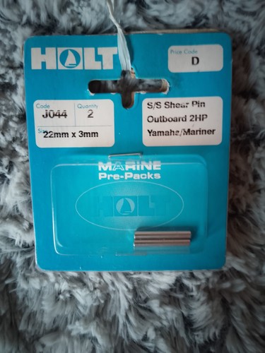 Holt shear pin - brass, outboard