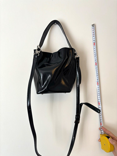 Zara black patent effect - zara,