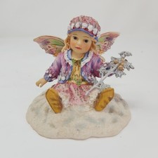The Leonardo Collection Faerie Poppets The Frosted Leaf Faerie Fairy Ornament