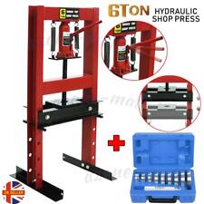 Shop Press Hydraulic Workshop Floor Standing 6 Ton + 10 Wheel Bearing Bush Seal