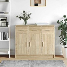 Sideboard Storage Cabinet Side Board Highboard Cupboard Engineered Wood vidaXL