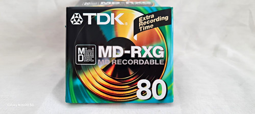 Tdk rxg recordable minidisc - tdk,