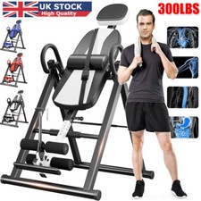 300lbs Heavy Duty Gravity Inversion Table Back Therapy Fitness Inverter Machine