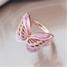 Butterfly 18K Rose Gold Plated