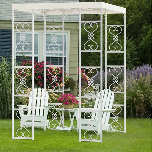 Metal garden pergola 7m - garden, 2.7m