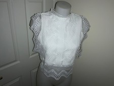 VERA & LUCY WHITE LACE TOP