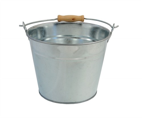 Galvanised steel bucket - 5l,