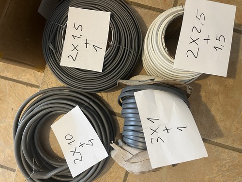 Mixed electrical cable job - cable,