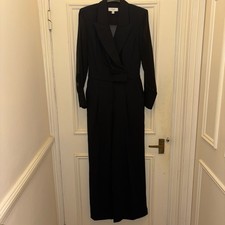 Reiss petite sheer double breasted jumpsuit