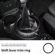 MINI Cooper Carbon Fibre Gear Shift Stick Trim Ring Cover F54 F55 F56 F57 F60